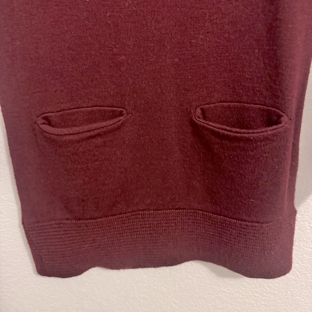 Brunella Gori Burgundy Sweater Dress 100%
Extrafine Merino Wool. Size Wo… - Picture 6 of 13